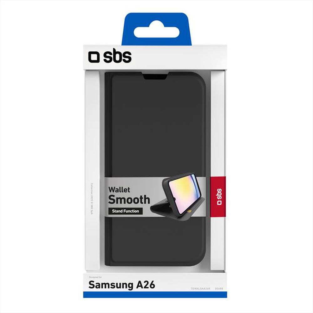 Immagine del prodotto SBS - Cover Wallet Samsung A26 TEWALSAA26K-Nero