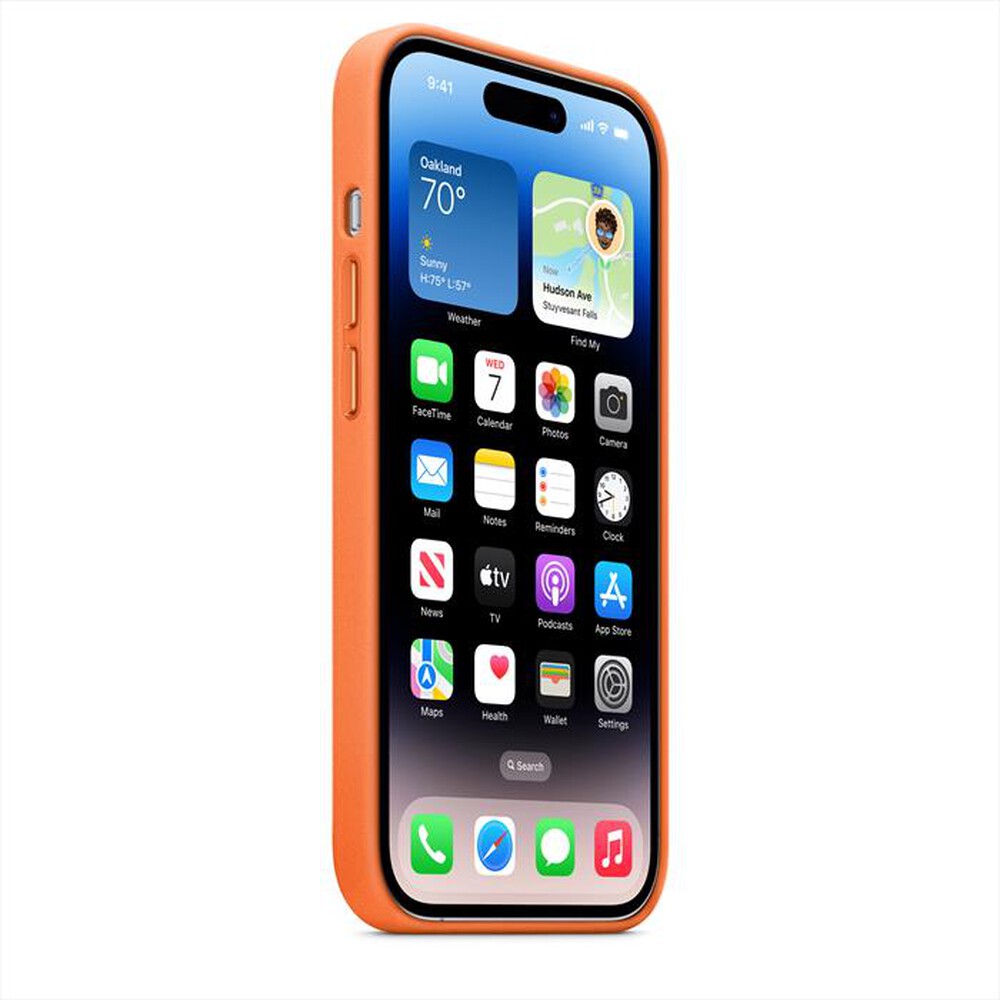 "APPLE - Custodia in pelle per iPhone 14 Pro"