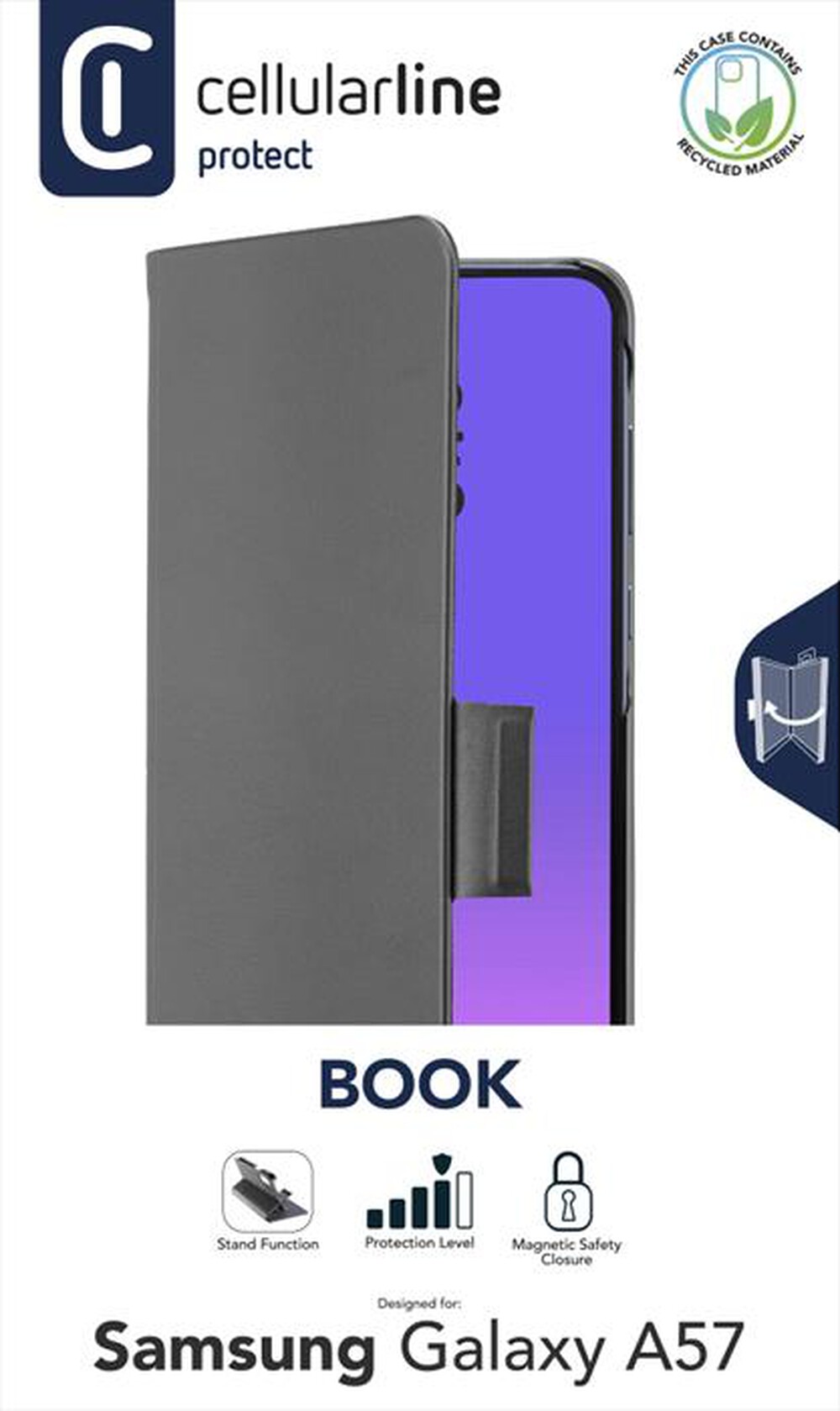 Immagine del prodotto CELLULARLINE - Custodia a libro BOOK per Galaxy A57