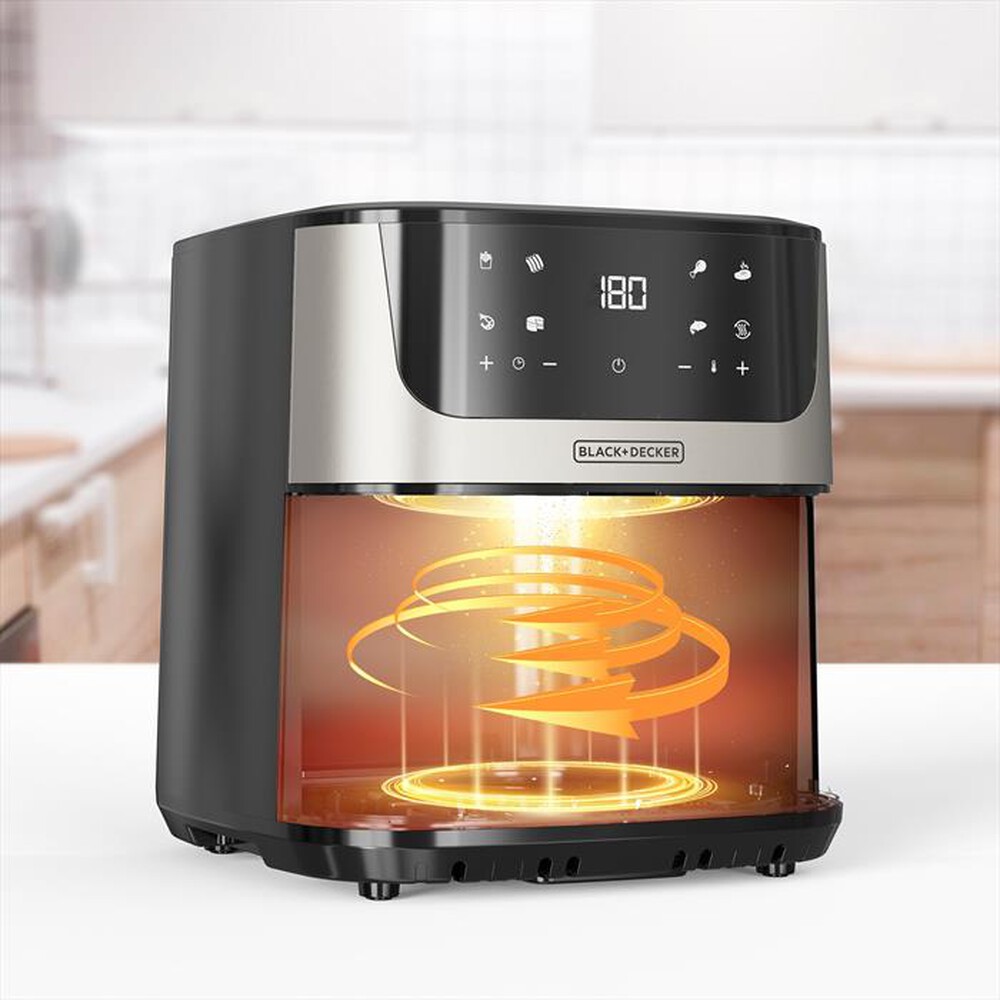 Immagine del prodotto BLACK & DECKER - Friggitrice ad aria BXAF8000E-GRIGIO/NERO