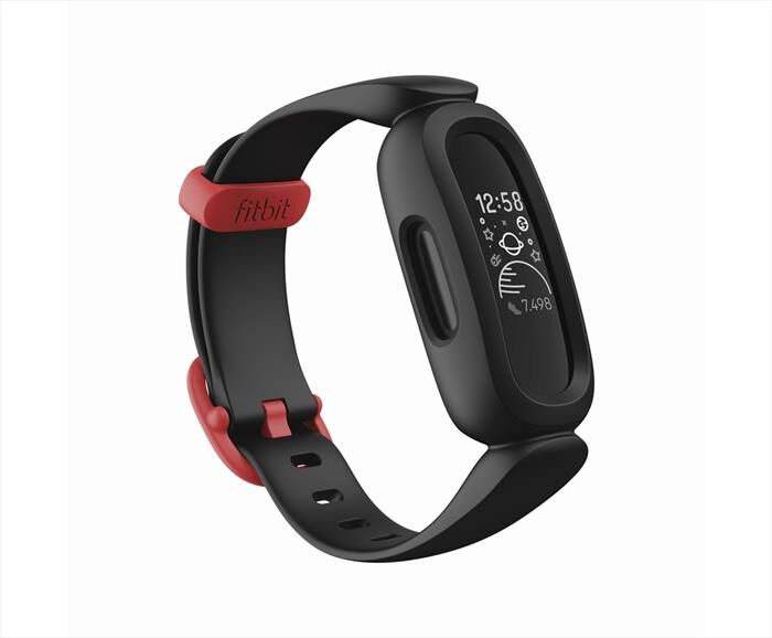FITBIT - FITBIT ACE 3 - TRACKER PER BAMBINI - Nero/Rosso | Euronics