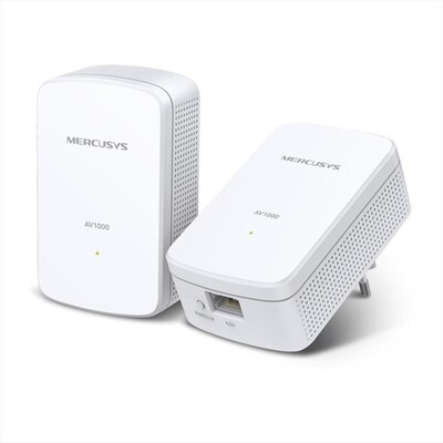 MERCUSYS - AV1000 GIGABIT POWERLINE STARTER KIT-bianco