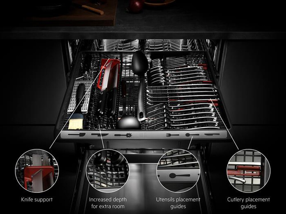 "AEG - Lavastoviglie FFB74707PM Classe C 14 coperti-Inox antimpronta"