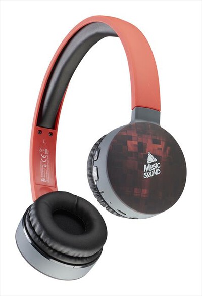 CELLULARLINE - Cuffia a padiglione chiuso BTMUSICSOUNDFAN222