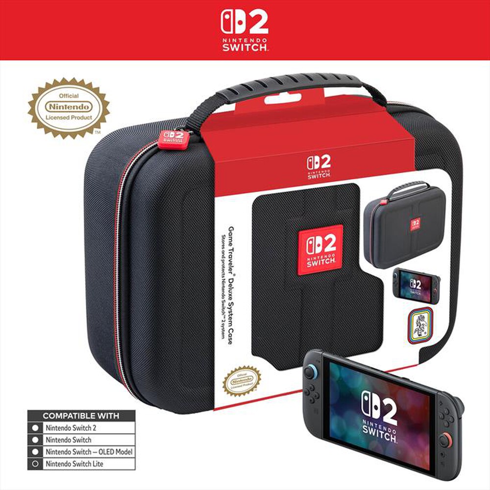 Immagine del prodotto BIG BEN - CUSTODIA DI TRASPORTO SWITCH 2, XL, LICENZA-Nero