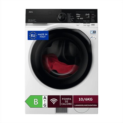 AEG - Lavasciuga LWR9C16BAY 10/6 Kg Classe A/BY-Bianco