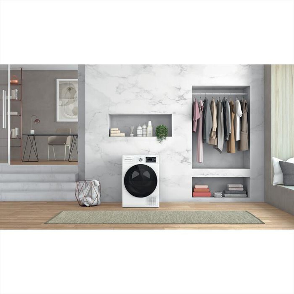 "WHIRLPOOL - Asciugatrice SUPREME SILENCE W6 D94WB IT 9 Kg A+++-Bianco"