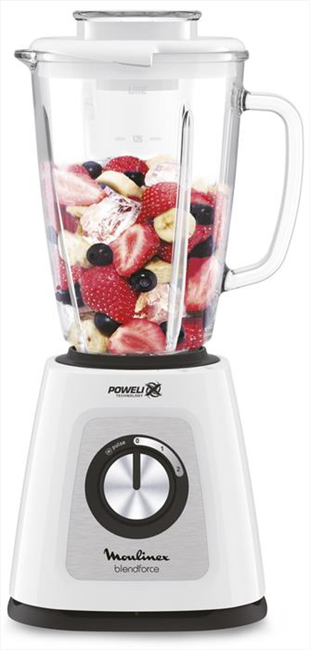"MOULINEX - LM4351 BlendForce 2, Frullatore-Bianco"