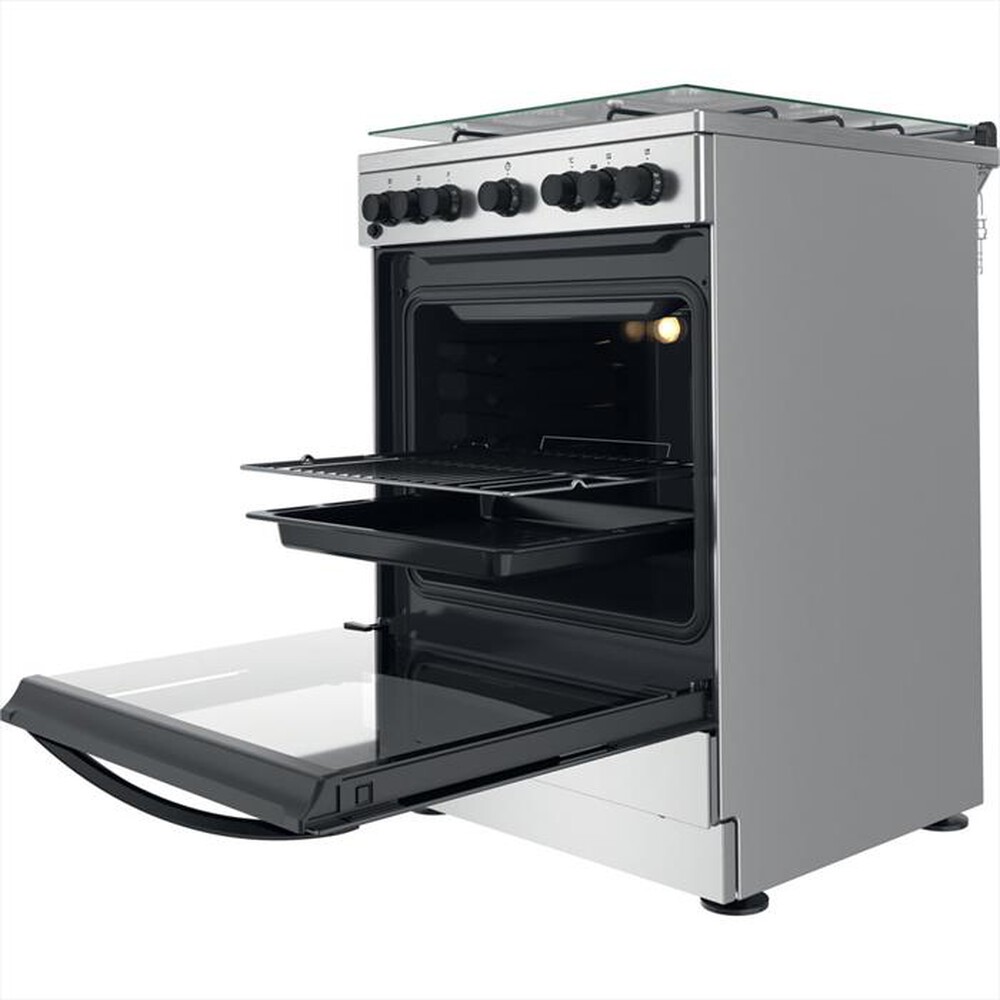 "INDESIT - Cucina IS67G4PHX/E Classe A-Acciaio inossidabile"