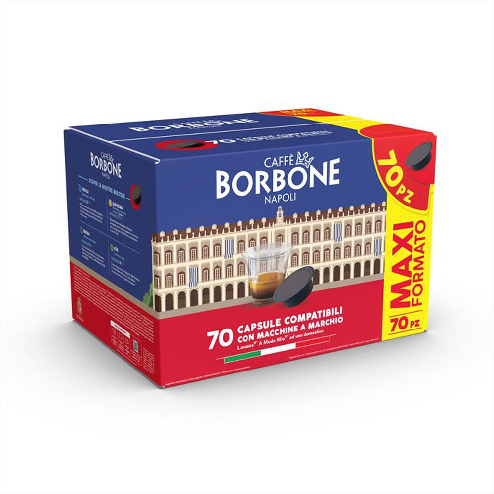 "CAFFE BORBONE - Espresso Miscela Nobile 70pz capsule Nespresso-Multicolore"