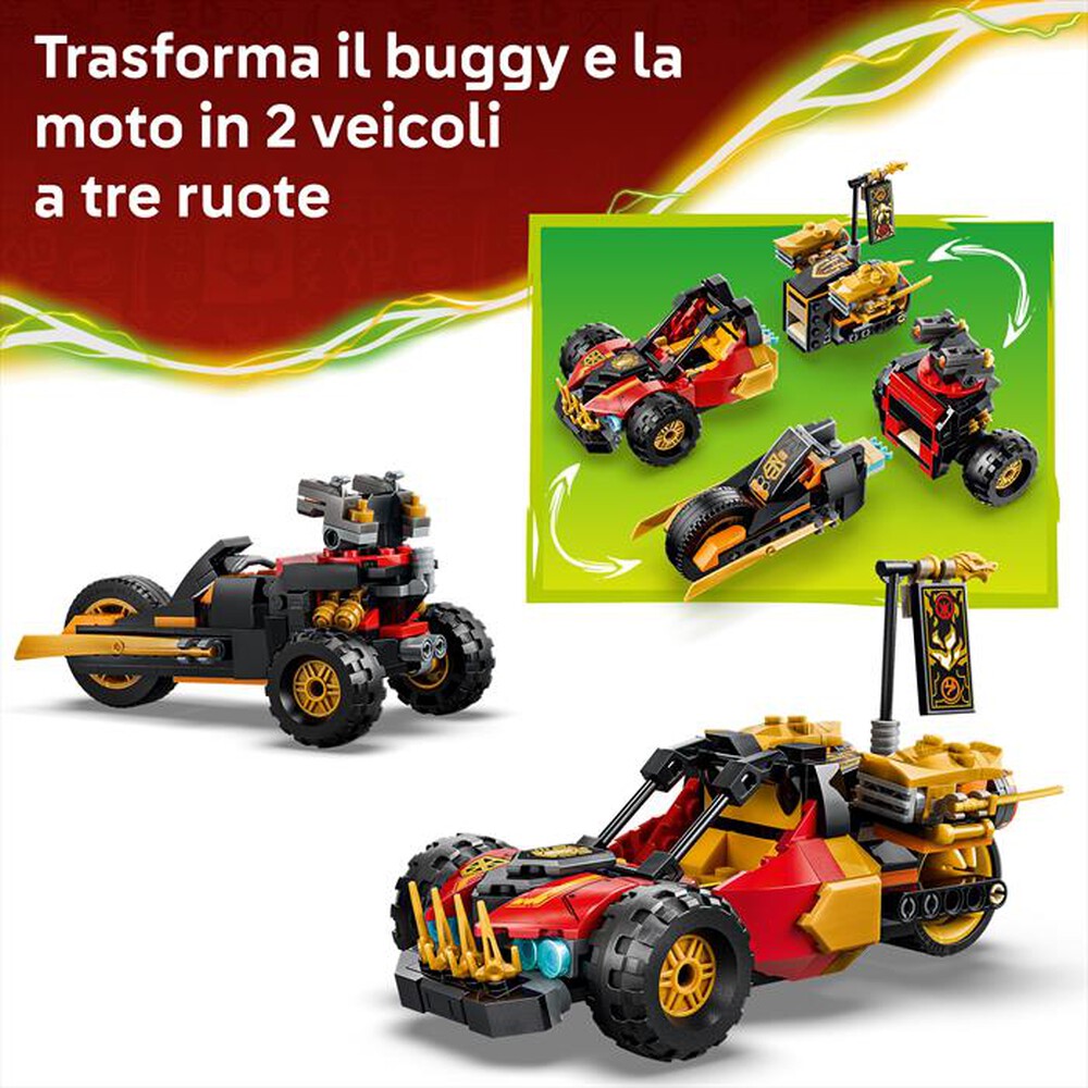 Immagine del prodotto LEGO - Veicoli combinati di Kai e Cole - 71864