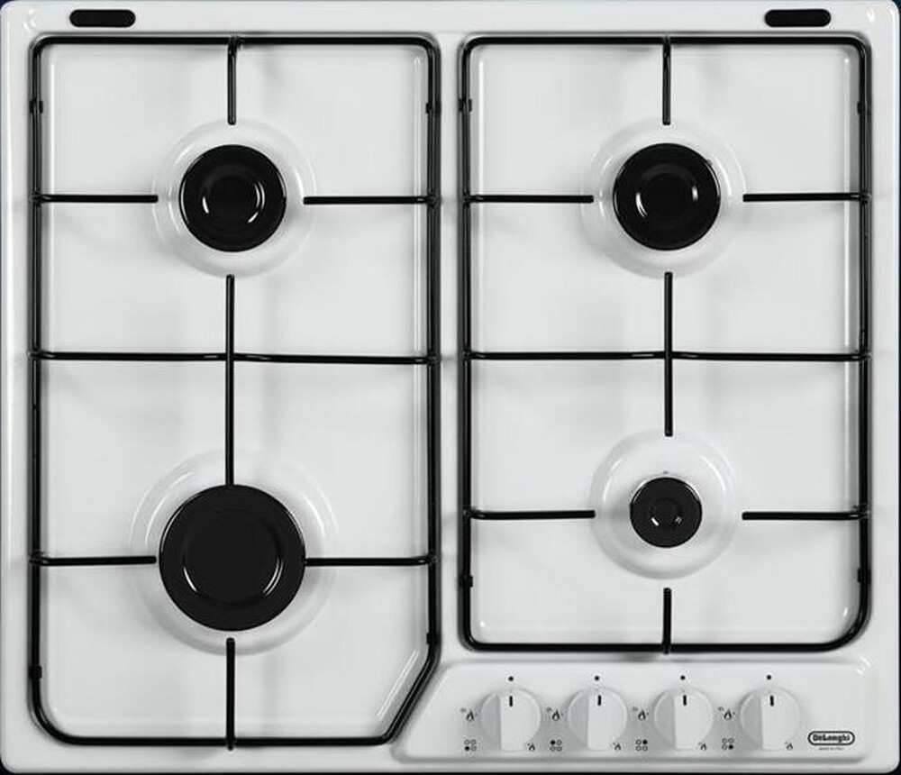 DE LONGHI - Piano cottura a gas YBF 46 ASV 4 fuochi 58cm-Bianco