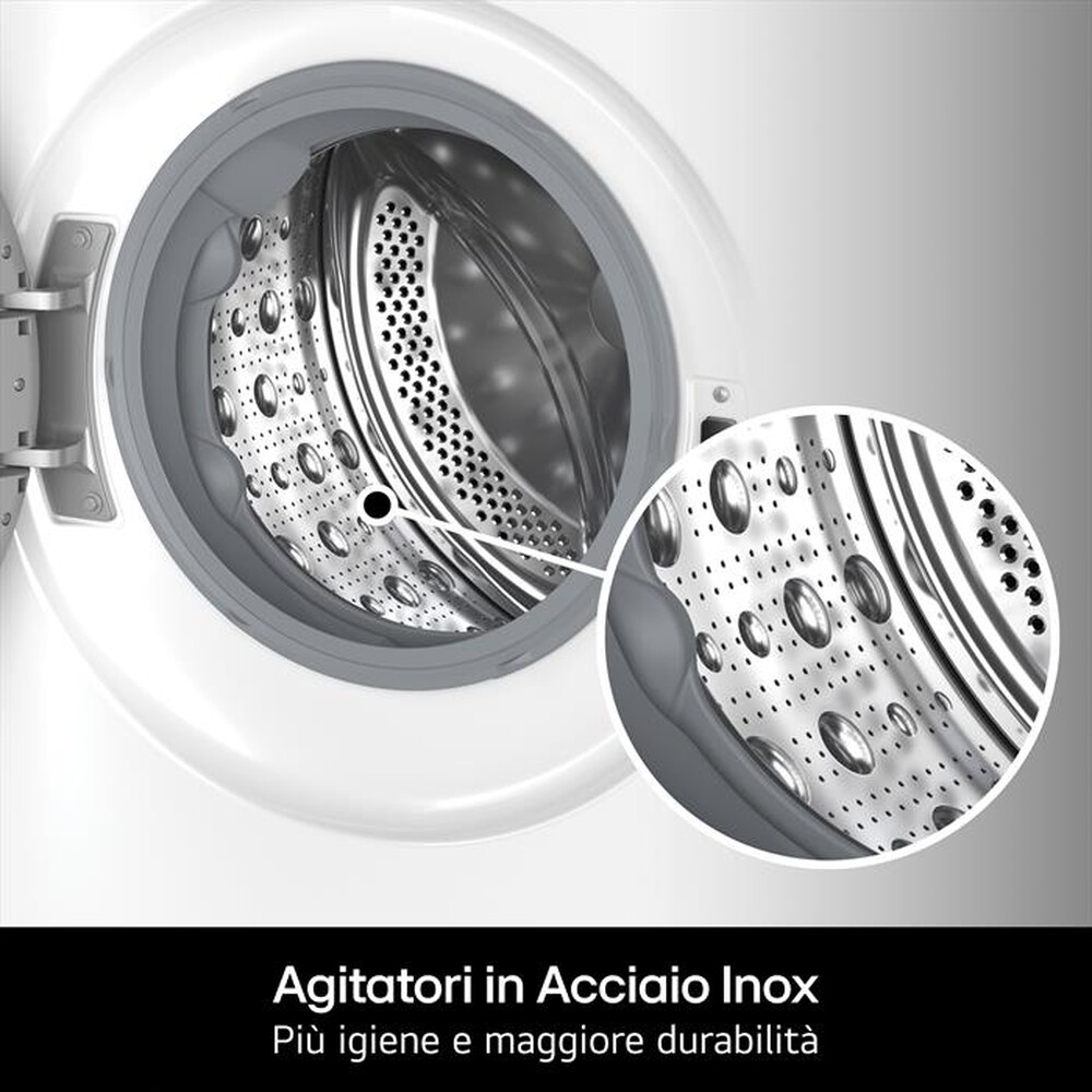 Immagine del prodotto LG - Lavatrice AI DD R7 F4R7011TSWG 11kg Classe A-Bianca