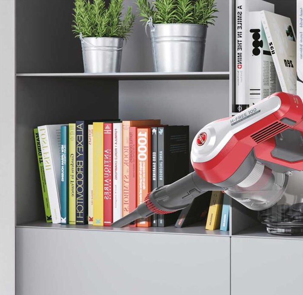 "HOOVER - HF122RH 011-Rosso, Argento"