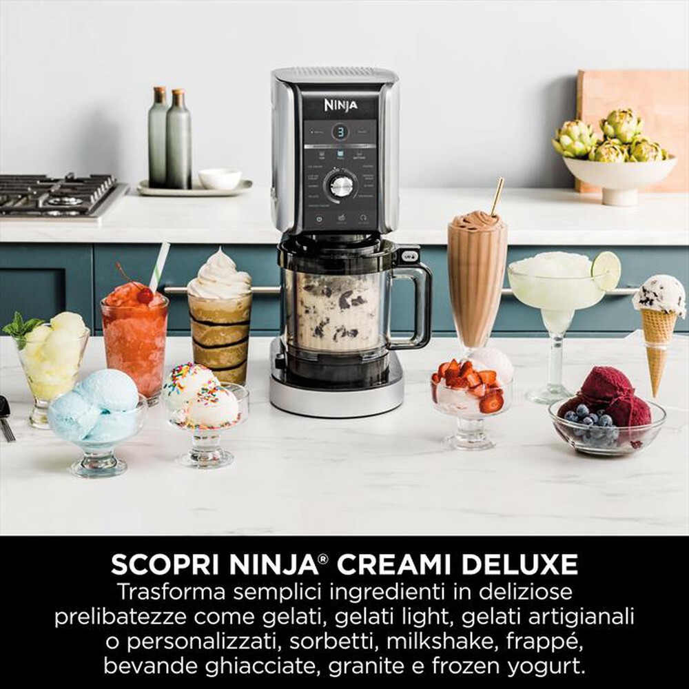 "NINJA - GELATIERA CREAMI DELUXE NC501EU-Argento"