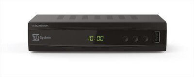 TELESYSTEM - TS6822 TWIN DVB-T2 HEVC 10 BIT-Black,  TELESYSTEM - TS6822 TWIN DVB-T2 HEVC 10 BIT-Black