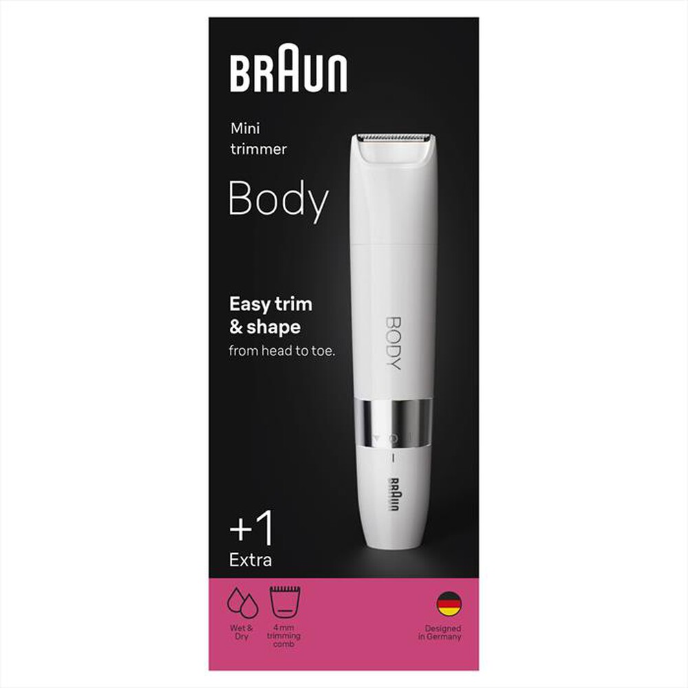 Immagine del prodotto BRAUN - Mini rifinitore corpo BS1000-Bianco