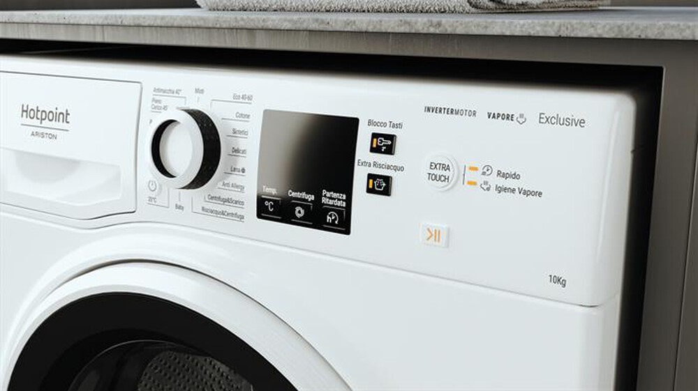 "HOTPOINT ARISTON - Lavatrice EU NR6410F WW IT 10 Kg Classe A-Bianco"