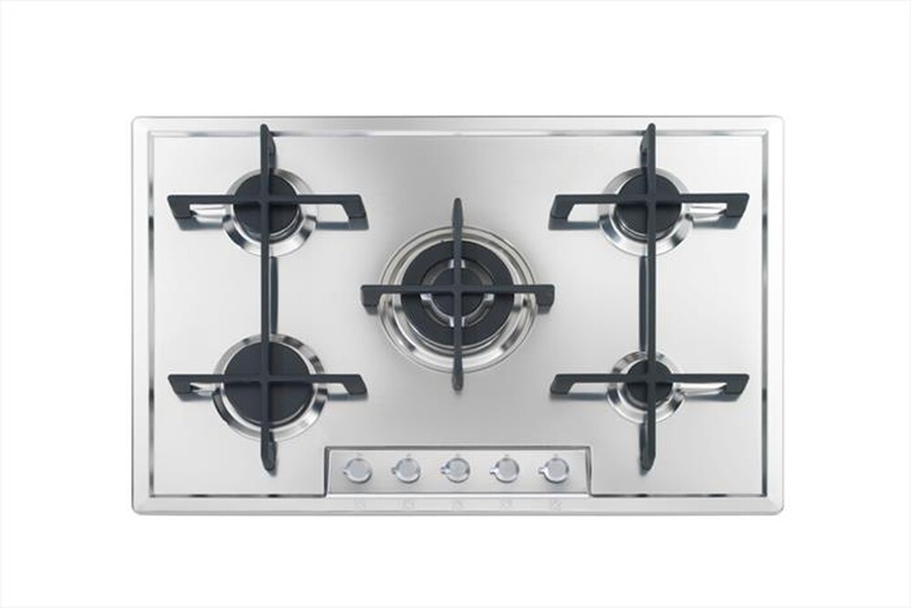 "FOSTER - Piano cottura a gas 7067 062 Veronika 5 fuochi-Acciaio inox spazzolato"