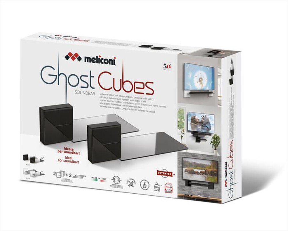 "MELICONI - GHOST CUBE SOUNDBAR BLACK"