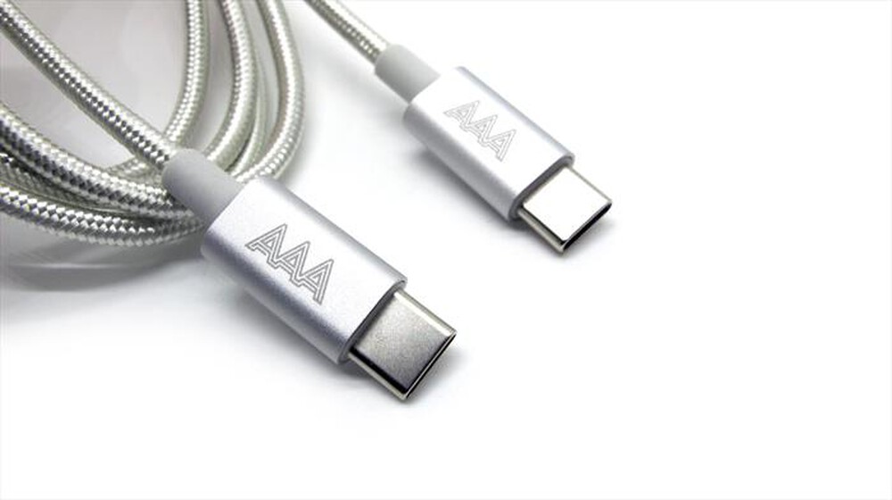 "AAAMAZE - CAVO TYPE-C TO TYPE-C 1,2 METRI AMM-SILVER"