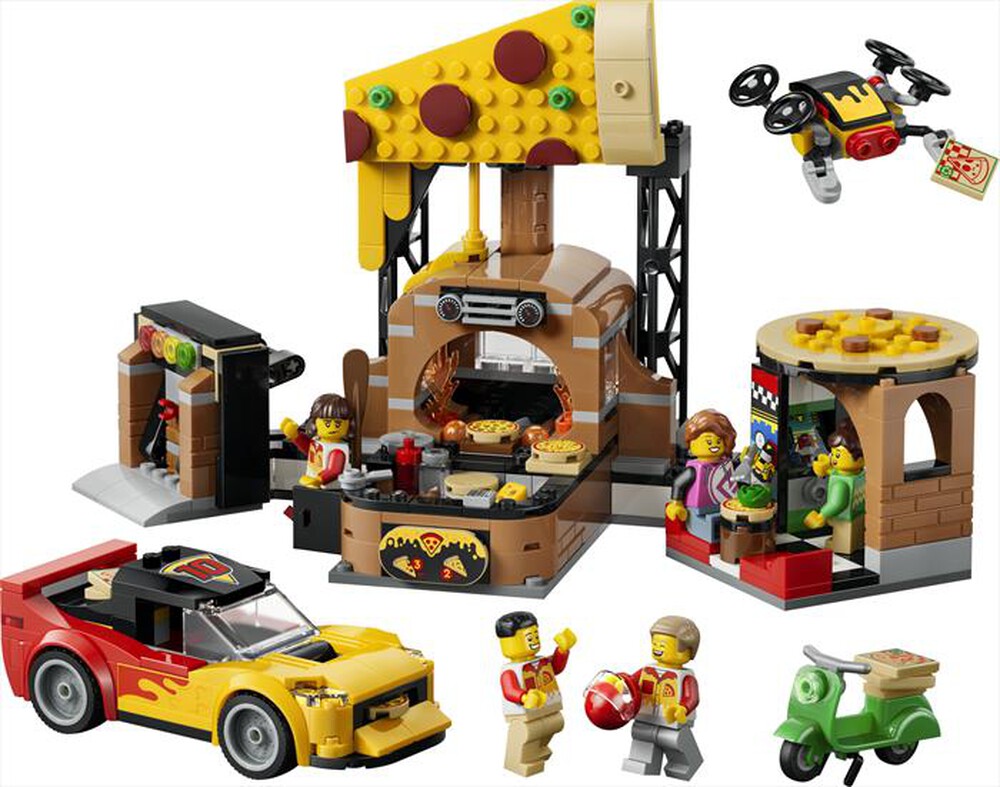 Immagine del prodotto LEGO - CITY Centro di consegna pizze con veicoli - 60496
