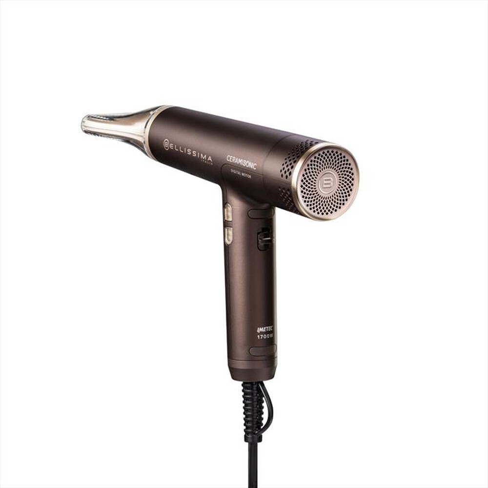 Immagine del prodotto BELLISSIMA IMETEC - ASCIUGACAPELLI DIGITALE CERAMISONIC-Deep brown, Rose nude