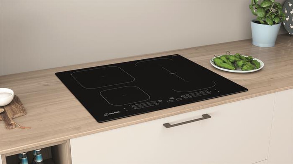 "INDESIT - Piano cottura induzione IB 65B60 NE 59 cm-Nero"