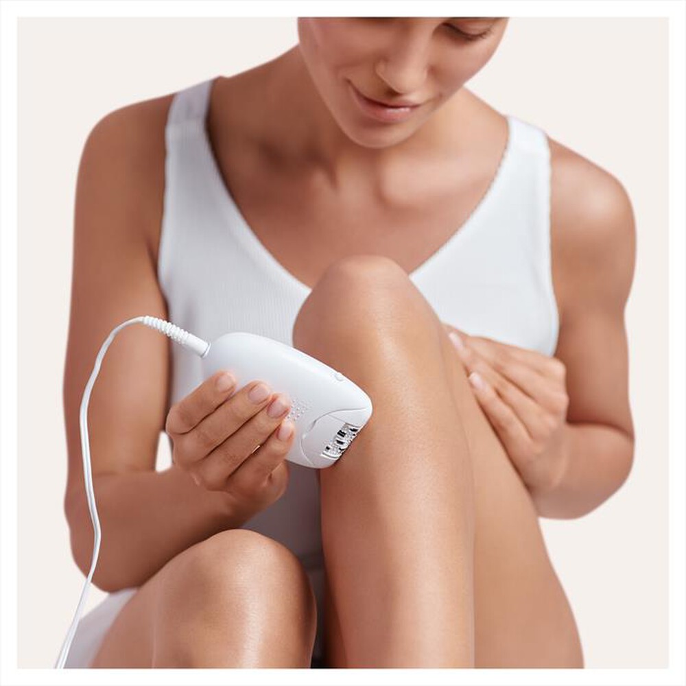 "BRAUN - Epilatore SILK-EPIL 1 1-000-BIANCO/ROSA"