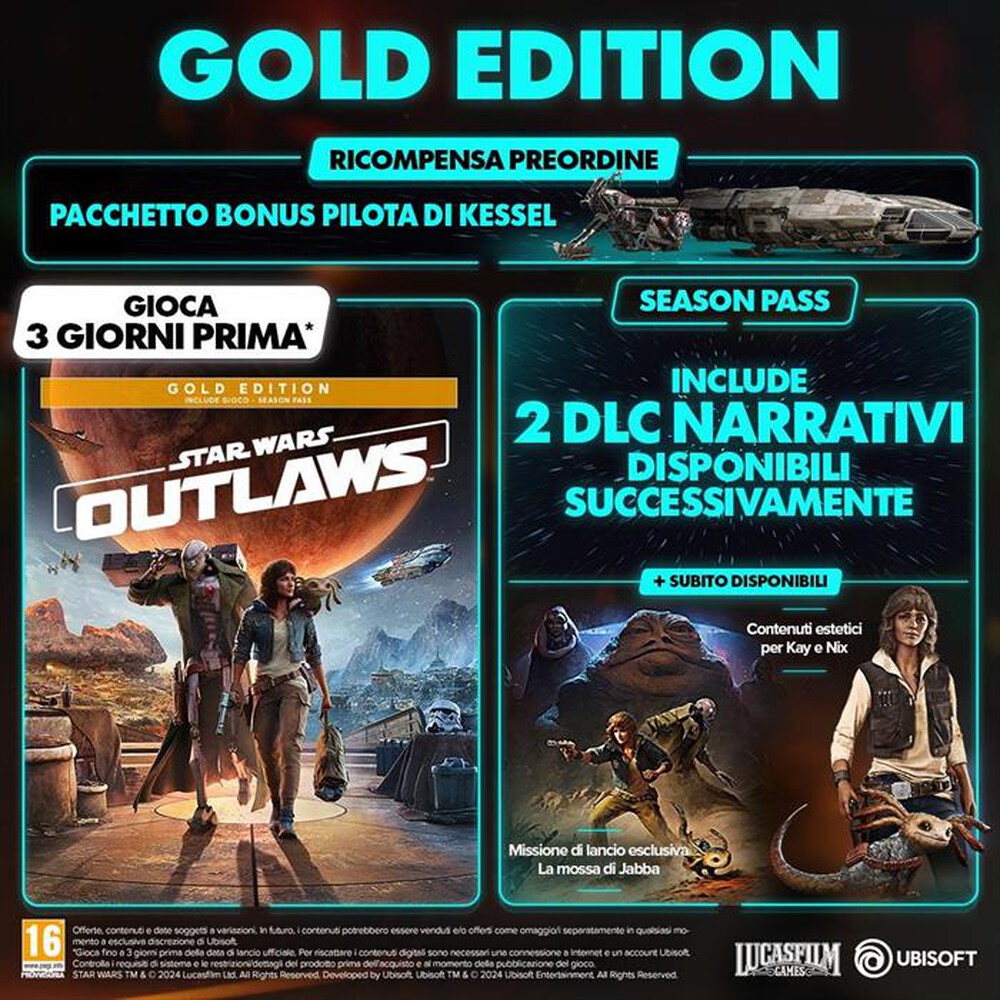 Immagine del prodotto UBISOFT - STAR WARS OUTLAWS GOLD EDITION PS5