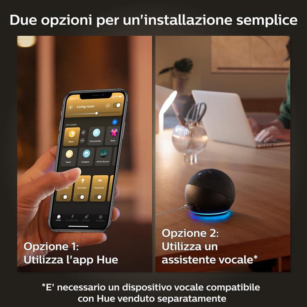 Immagine del prodotto PHILIPS - HUE WHITE 4 X LAMPADINE E27 60W-Bianca