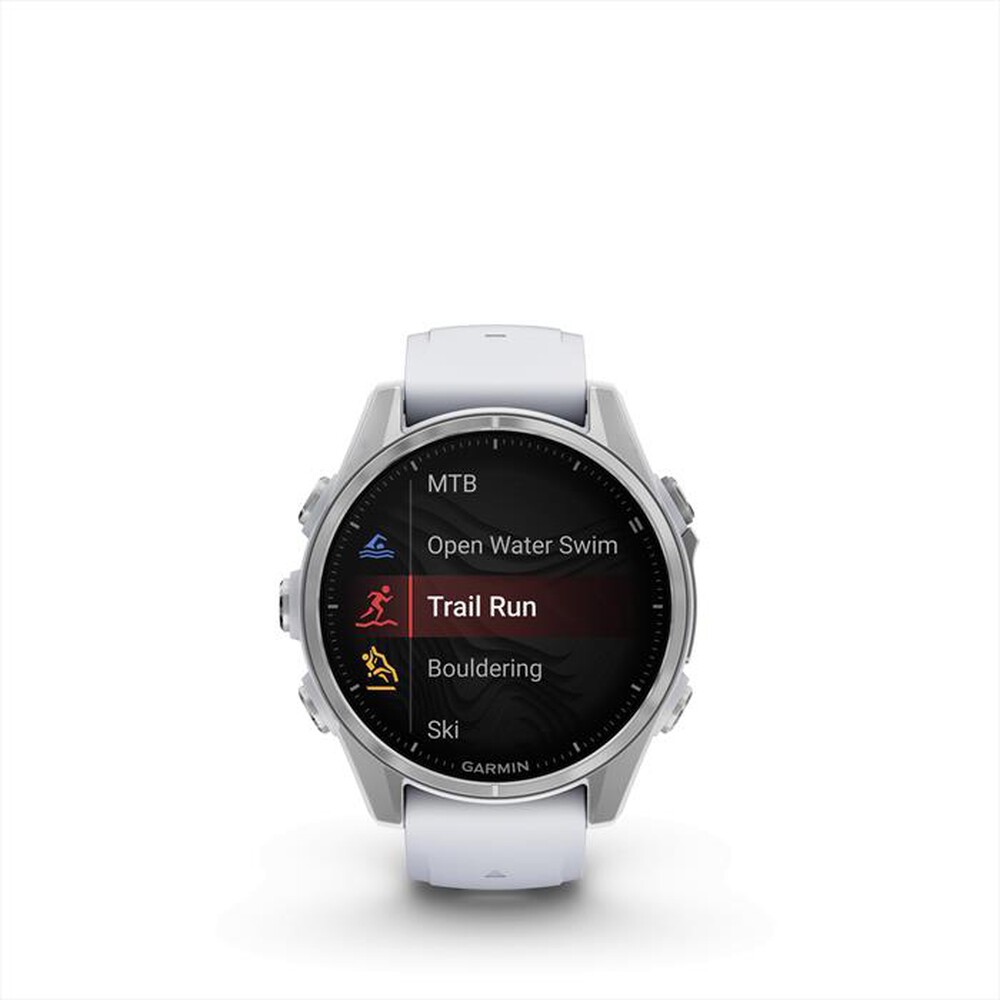 "GARMIN - Smart watch FENIX 8, 43MM-Argento / Bianco"