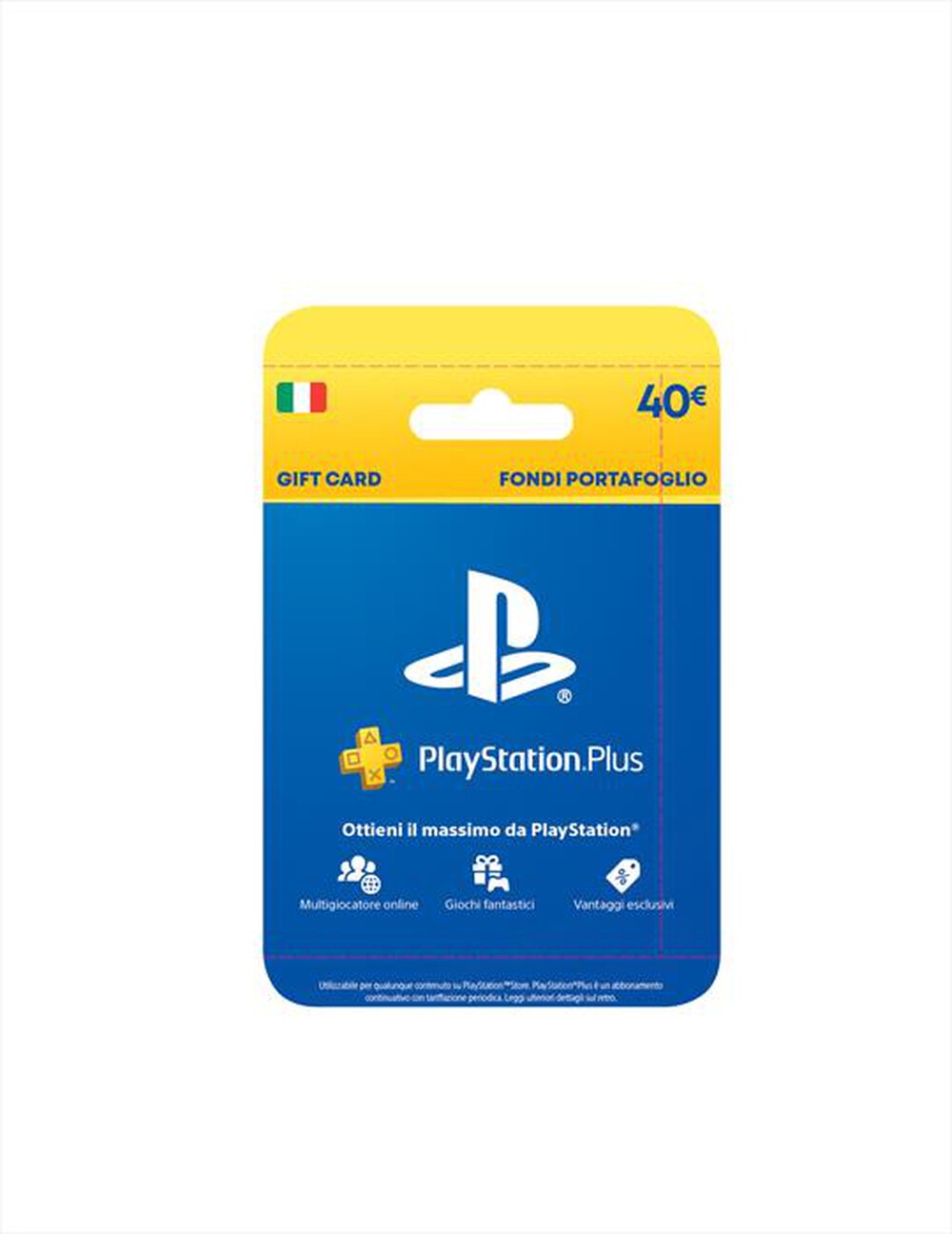 Immagine del prodotto SONY COMPUTER - PLAYSTATION LIVE CARD PLUS EUR40/IT