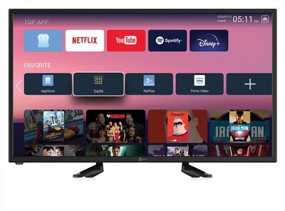 TELESYSTEM - Smart TV LED HD READY 39" LED10-BLACK