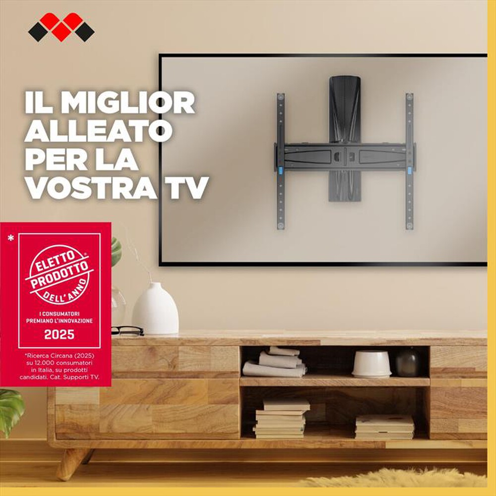 "MELICONI - Supporto TV EXTRA XDR200400 CG-Nero"