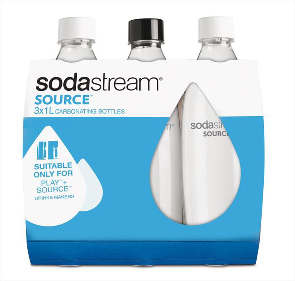 "SODASTREAM - Bottiglia Fuse in Plastica (tripack) - "