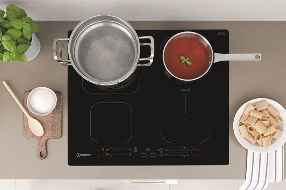 "INDESIT - Piano cottura induzione IB 65B60 NE 59 cm-Nero"