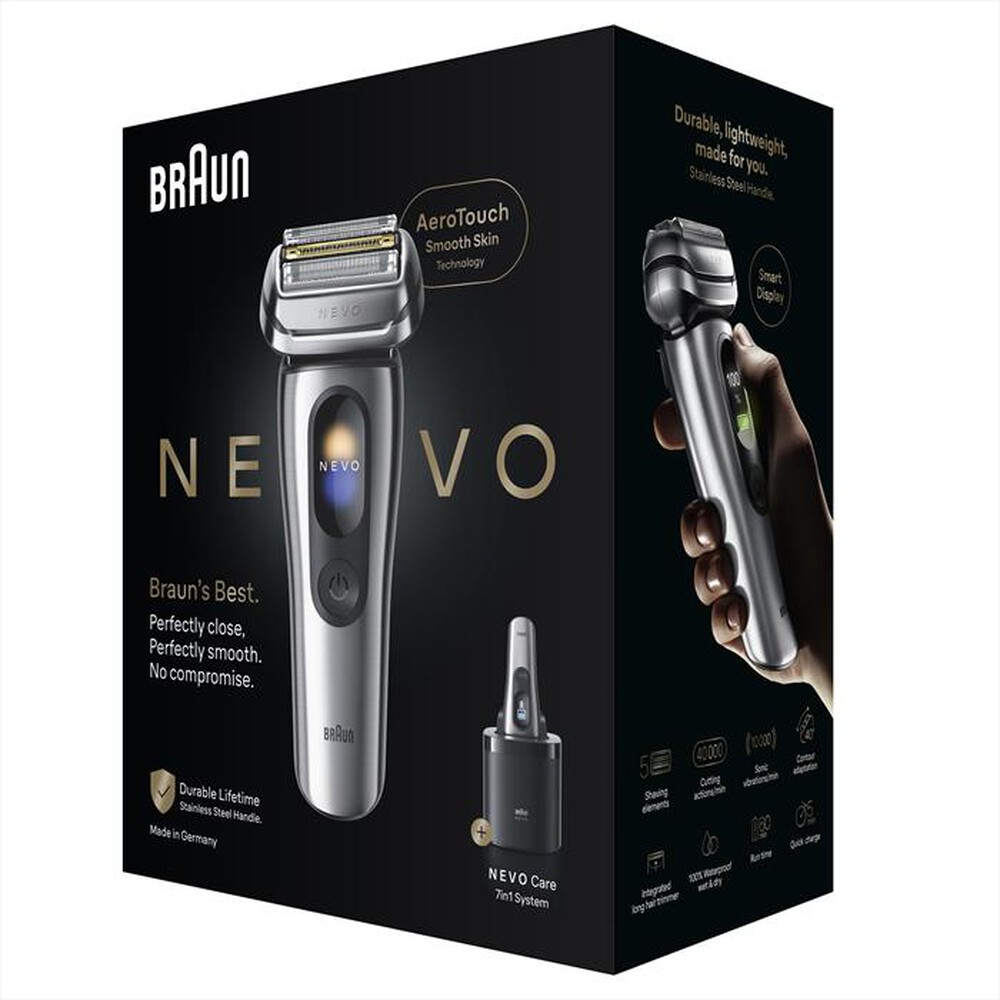 Immagine del prodotto BRAUN - Rasoio SHAVER NEVO 11000C-ARGENTO