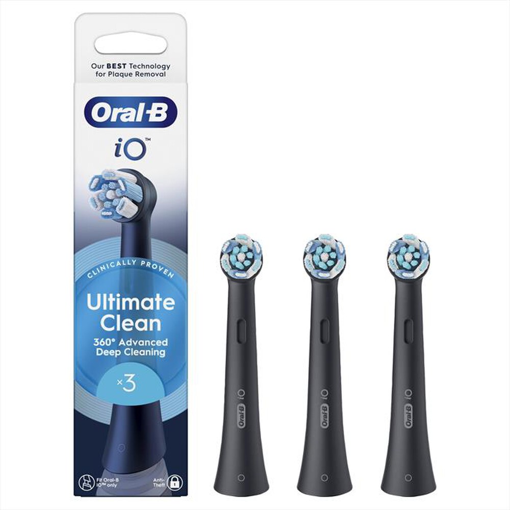 "ORAL-B - OB PW REFILL ULTIMATE CLEAN BLACK X3CT-NERO"