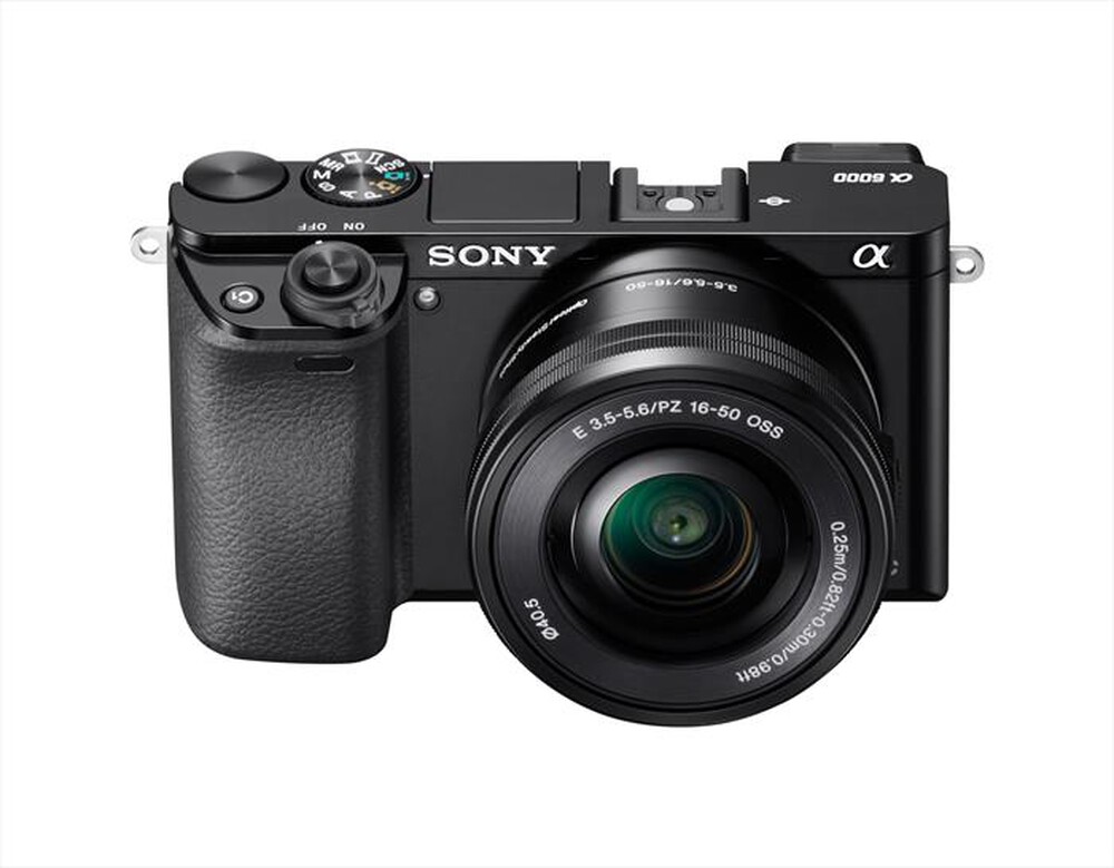 "SONY - Alpha ILCE6000LB-black"