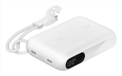 BELKIN - Power Bank 10000 mAh, 2 porte USB-C-Bianco