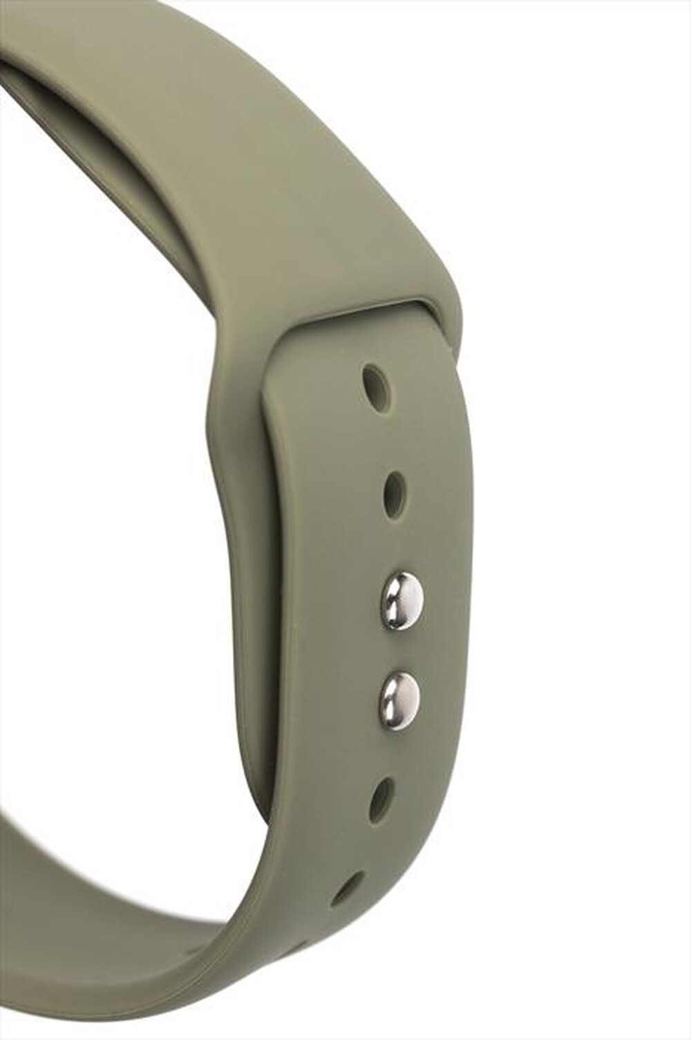 "AAAMAZE - CINTURINO IN SILICONE PER APPLE WATCH 42/44 MM-KHAKI VERDE"