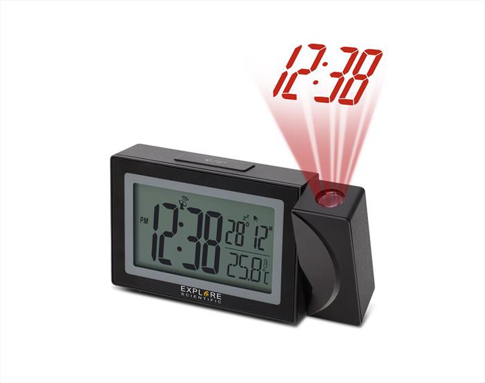 "EXPLORE SCIENTIFIC - P1002CM3000 OROLOGIO A PROIEZIONE-Black"