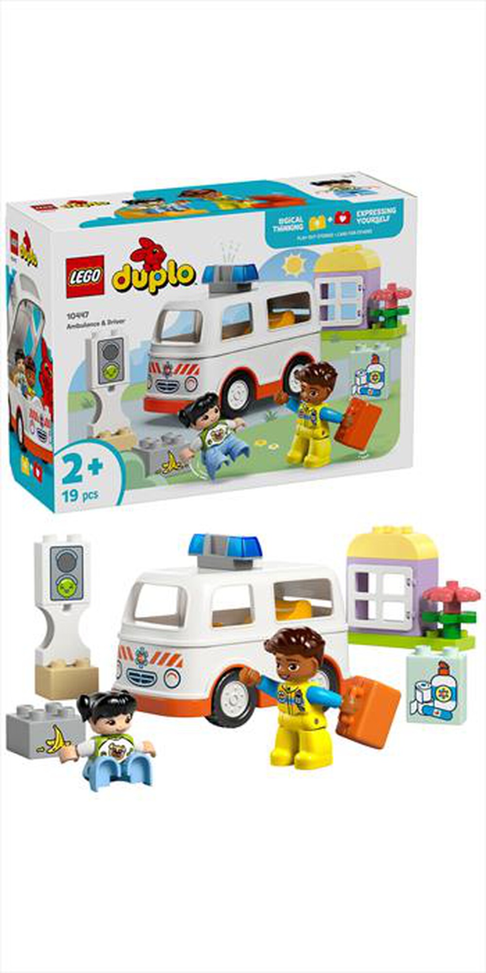 Immagine del prodotto LEGO - DUPLO Town Ambulanza e autista 10447
