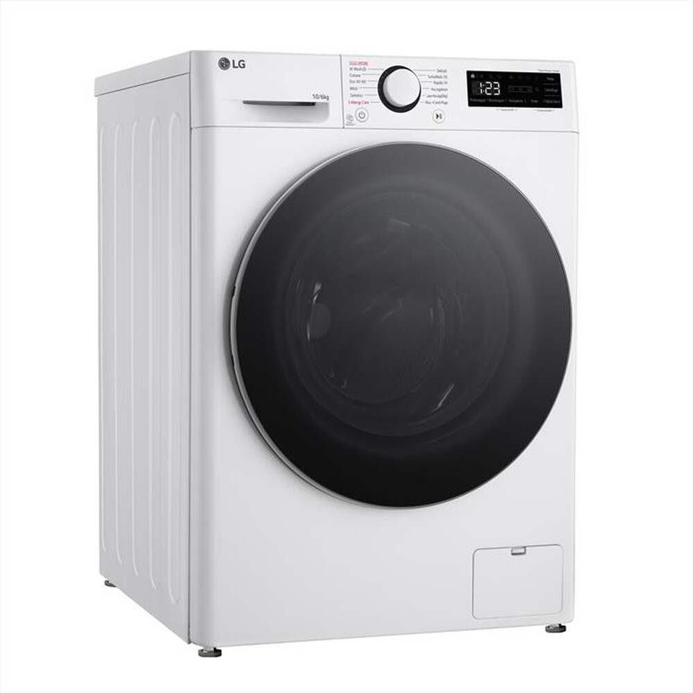 "LG - Lavasciuga D4R5010TSWS 10/6 Kg Classe A-Bianco"