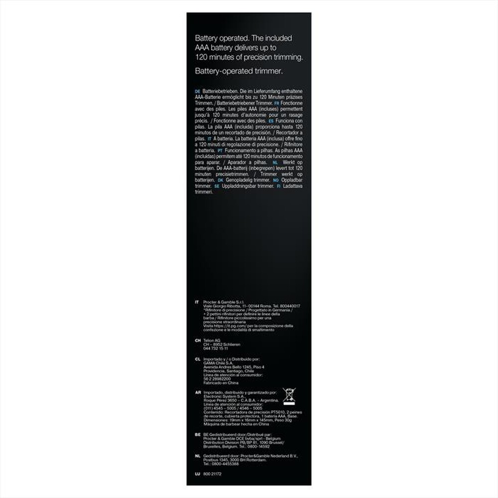 Immagine del prodotto BRAUN - PT5010-Nero