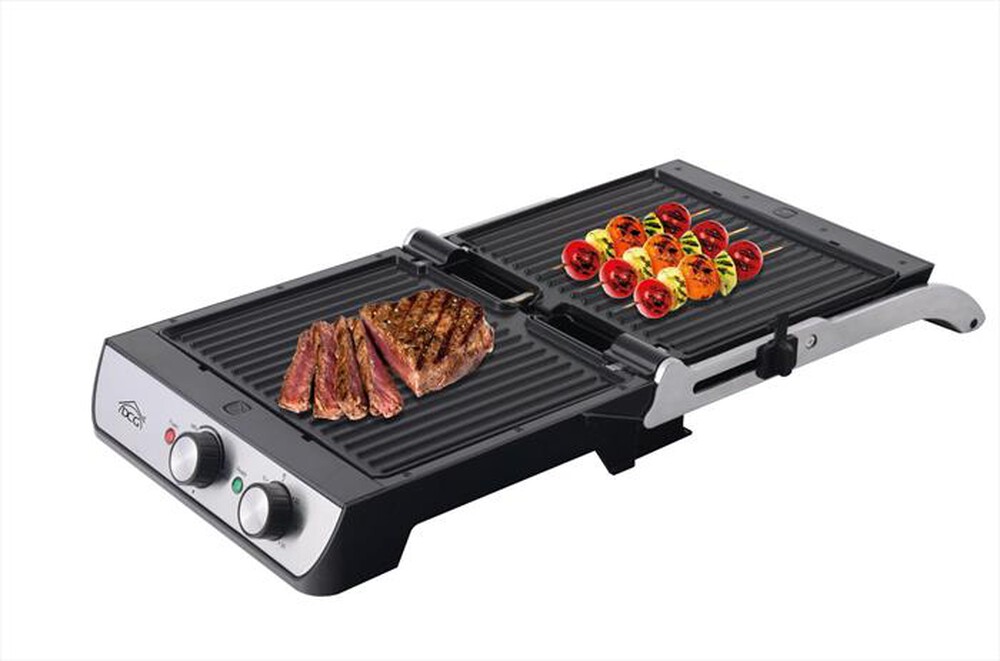 "DCG ELTRONIC - Bistecchiera ST3400-SILVER/NERO"