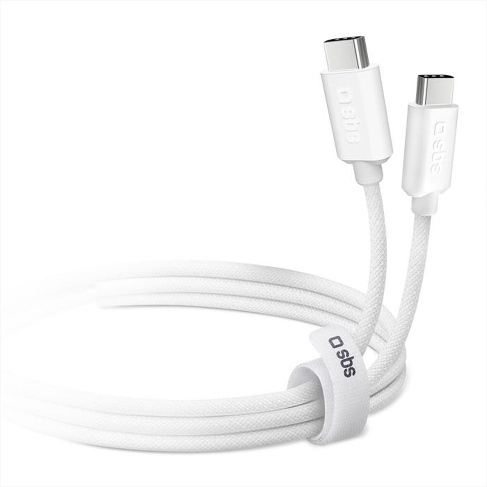 "SBS - Cavo in tessuto type-C a Type-C TECABLETISSUETCCG-Grigio"
