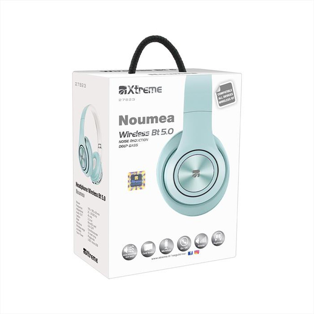 "XTREME - HEADPHONE NOUMEA WIRELESS BT 5.0-BLU"