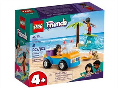 LEGO - FRIENDS Divertimento sul beach buggy - 41725-Multicolore